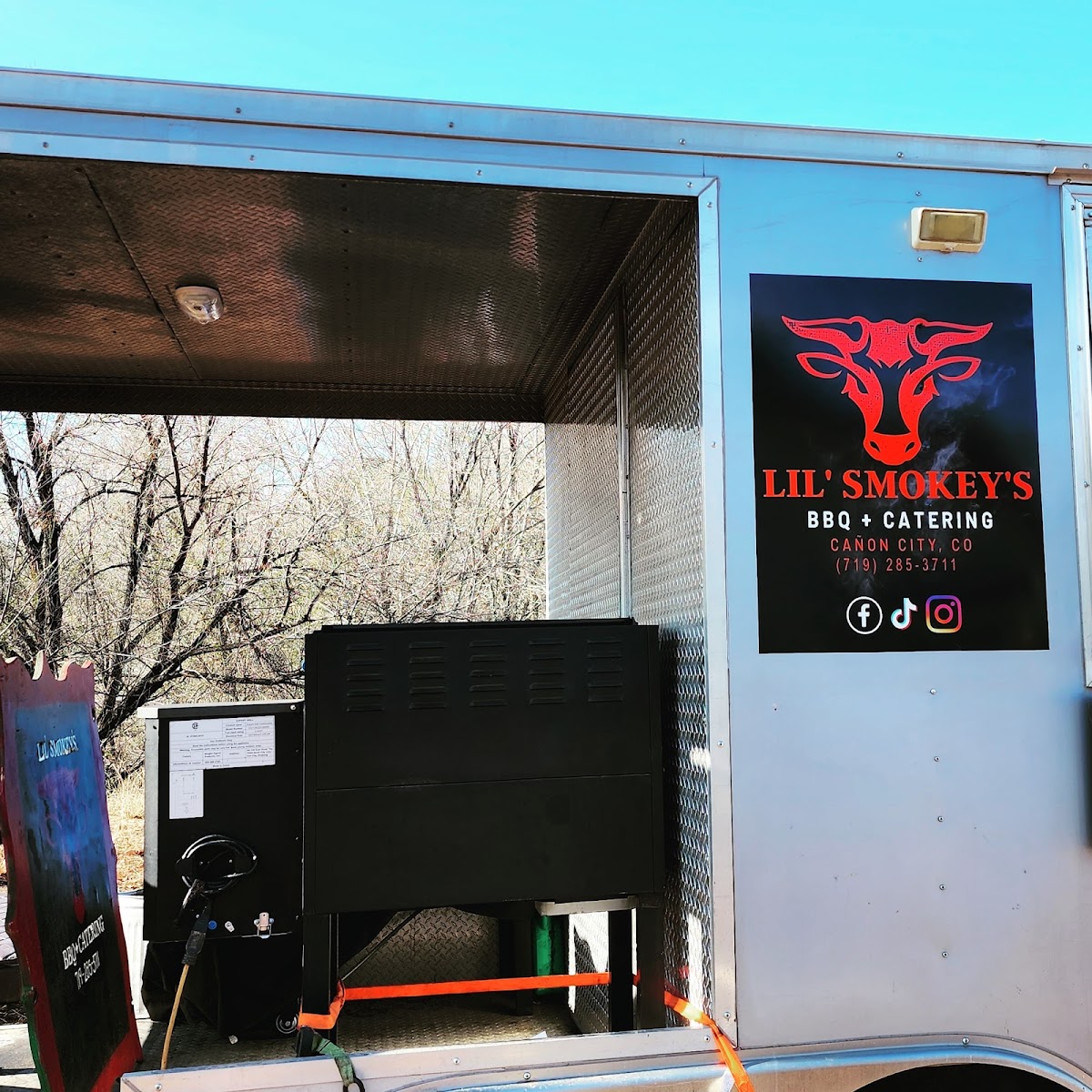 Lil' Smokey's Barbecue + Catering Trailer